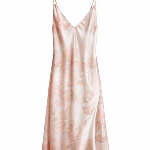 Victorias Secret Blush Floral Slip Dress